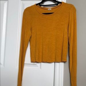 mustard yellow long sleeve